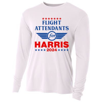 Flight Attendants For Kamala Harris 2024 Cooling Performance Long Sleeve Crew