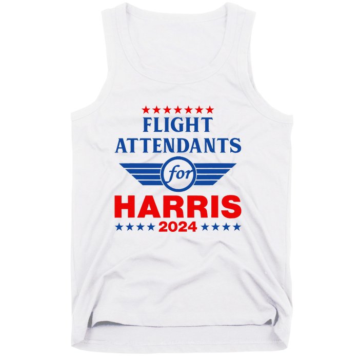 Flight Attendants For Kamala Harris 2024 Tank Top