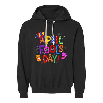 Funny April Fools Day Pranks Kit 1st April Jokes Garment-Dyed Fleece Hoodie