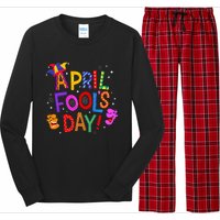 Funny April Fools Day Pranks Kit 1st April Jokes Long Sleeve Pajama Set