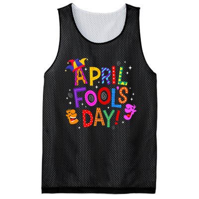 Funny April Fools Day Pranks Kit 1st April Jokes Mesh Reversible Basketball Jersey Tank