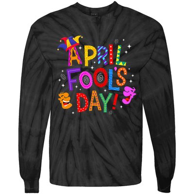 Funny April Fools Day Pranks Kit 1st April Jokes Tie-Dye Long Sleeve Shirt