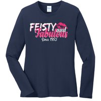 Feisty And Fabulous Since 1953 70th Birthday Ladies Long Sleeve Shirt