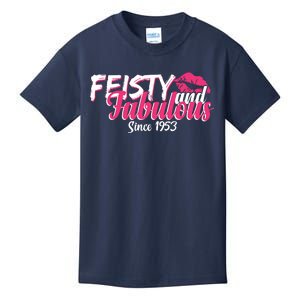 Feisty And Fabulous Since 1953 70th Birthday Kids T-Shirt