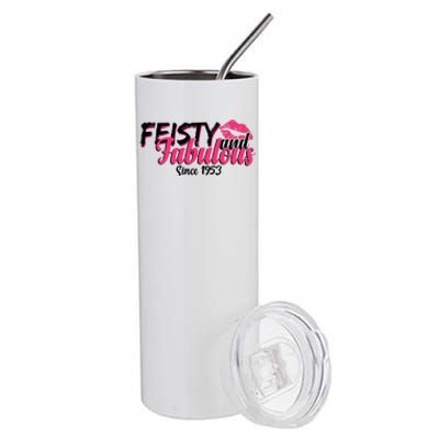 Feisty And Fabulous Since 1953 70th Birthday Stainless Steel Tumbler