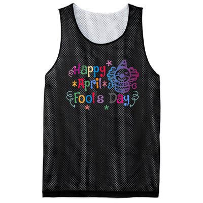 Funny April Fool's Day Pranks Mesh Reversible Basketball Jersey Tank