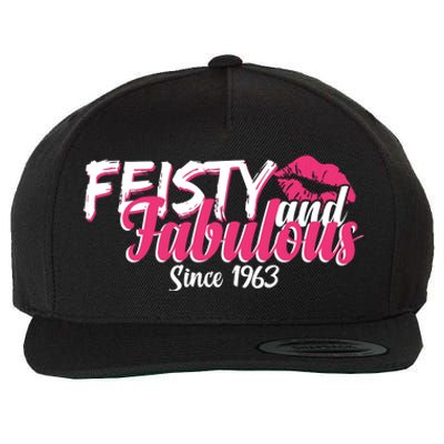 Feisty And Fabulous Since 1963 60th Birthday Wool Snapback Cap