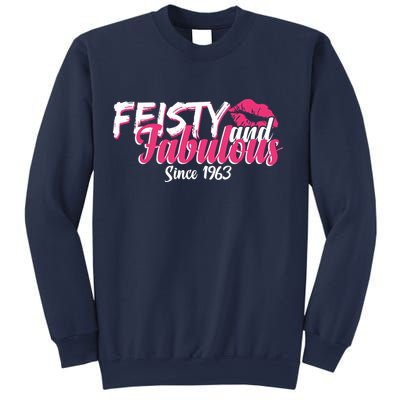 Feisty And Fabulous Since 1963 60th Birthday Sweatshirt