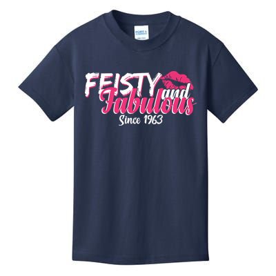 Feisty And Fabulous Since 1963 60th Birthday Kids T-Shirt