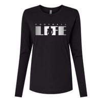 Football Apparel Football Womens Cotton Relaxed Long Sleeve T-Shirt