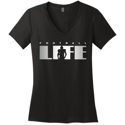 Football Apparel Football Women's V-Neck T-Shirt