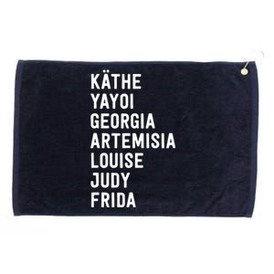 Famous Artists Feminism Art History Grommeted Golf Towel