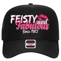 Feisty And Fabulous Since 1983 40th Birthday Trucker Hat