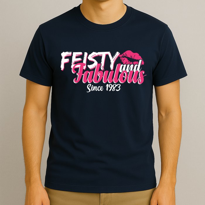 Feisty And Fabulous Since 1983 40th Birthday T-Shirt