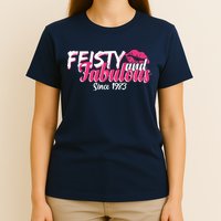 Feisty And Fabulous Since 1983 40th Birthday T-Shirt