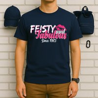 Feisty And Fabulous Since 1983 40th Birthday T-Shirt