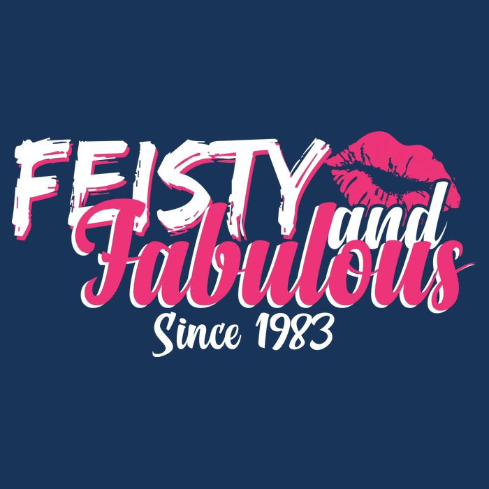 Feisty And Fabulous Since 1983 40th Birthday T-Shirt