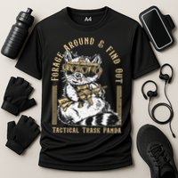 Forage Around & Find Out Tactical Trash Panda Cooling Performance Crew T-Shirt