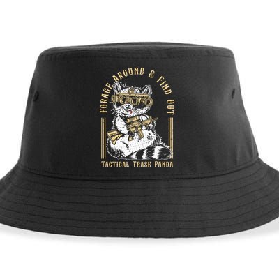 Forage Around & Find Out Tactical Trash Panda Sustainable Bucket Hat