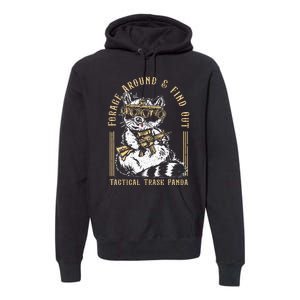 Forage Around & Find Out Tactical Trash Panda Premium Hoodie