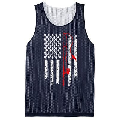 Fishing American Flag Husband Son Grandson Funny Fisherman Mesh Reversible Basketball Jersey Tank