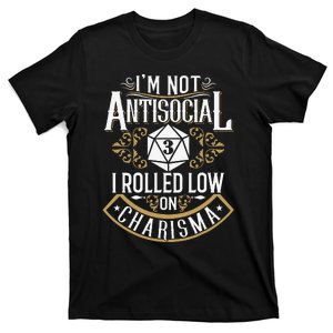 Funny Antisocial Funny Nerdy Gamer T-Shirt