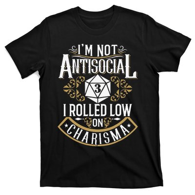 Funny Antisocial Funny Nerdy Gamer T-Shirt