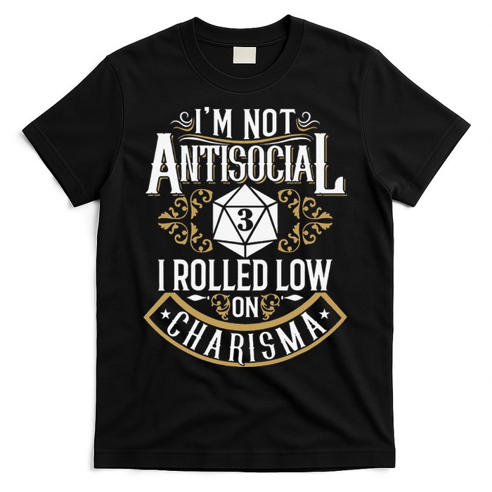 Funny Antisocial Funny Nerdy Gamer T-Shirt