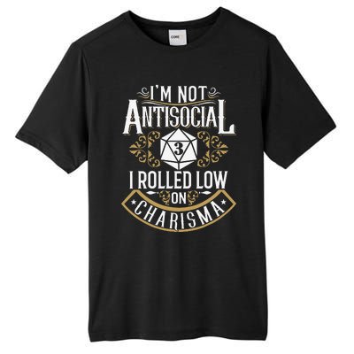 Funny Antisocial Funny Nerdy Gamer Tall Fusion ChromaSoft Performance T-Shirt