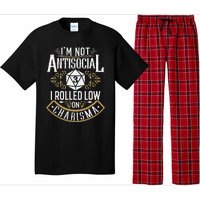 Funny Antisocial Funny Nerdy Gamer Pajama Set