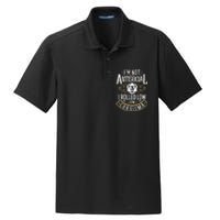 Funny Antisocial Funny Nerdy Gamer Dry Zone Grid Polo