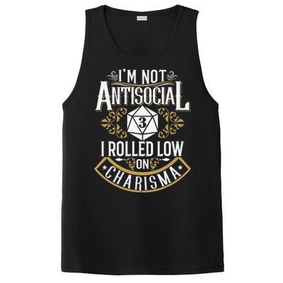 Funny Antisocial Funny Nerdy Gamer PosiCharge Competitor Tank