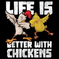 Funny Animal Farmer Dabbing Rooster Dab Hen Chicken Impact Tech Backpack