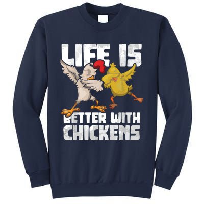 Funny Animal Farmer Dabbing Rooster Dab Hen Chicken Sweatshirt