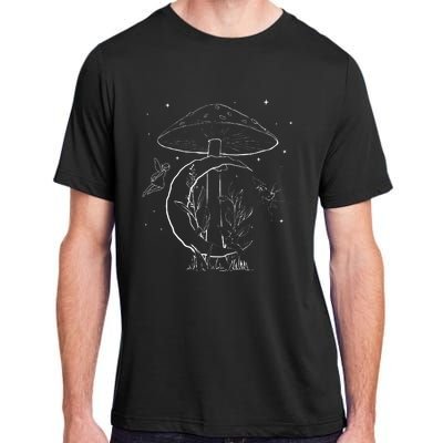 Fairycore Aesthetic Fairy Core Grunge Mushroom Moon Fairies Adult ChromaSoft Performance T-Shirt