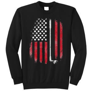 Funny American Flag Golf For Golfer Sweatshirt