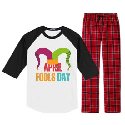 Funny April Fools Day Raglan Sleeve Pajama Set