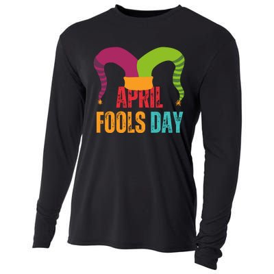 Funny April Fools Day Cooling Performance Long Sleeve Crew