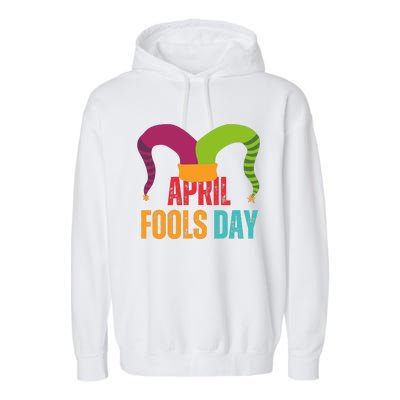 Funny April Fools Day Garment-Dyed Fleece Hoodie