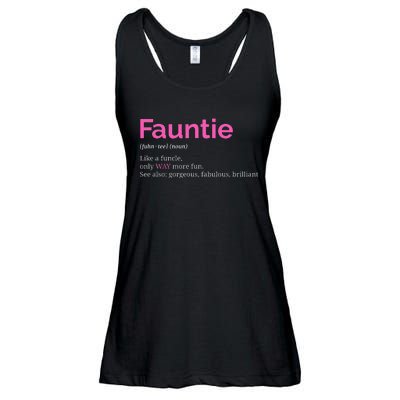 Fauntie Auntie Funny Aunt Gift Favorite Tee Ladies Essential Flowy Tank