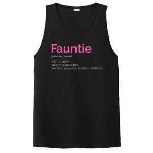 Fauntie Auntie Funny Aunt Gift Favorite Tee PosiCharge Competitor Tank