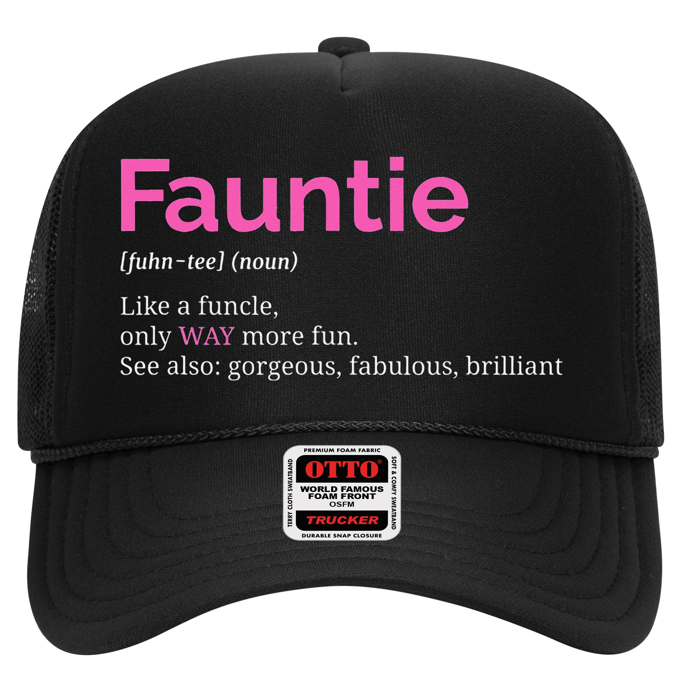 Fauntie Auntie Funny Aunt Gift Favorite Tee Hat