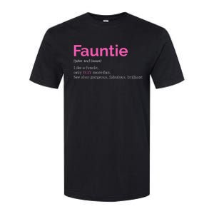 Fauntie Auntie Funny Aunt Gift Favorite Tee Softstyle CVC T-Shirt