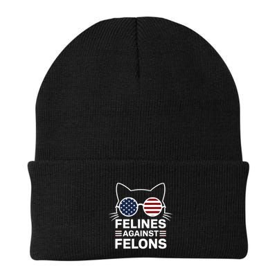 Felines Against Felons Us Flag Sunglasses Cat Felines Against Felons Knit Cap Winter Beanie