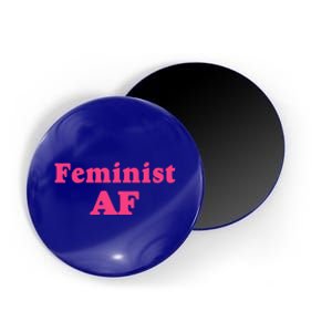 Feminist Af Feminism Retro Style Cool Gift Magnet