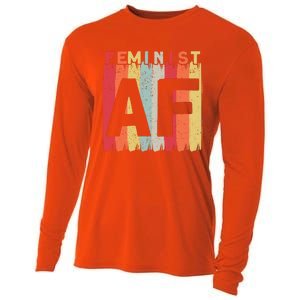 Feminist Af Feminism Cute Gift Cooling Performance Long Sleeve Crew