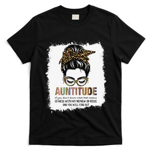 Funny Aunt for  Dont mess with My Nephew or Niece T-Shirt