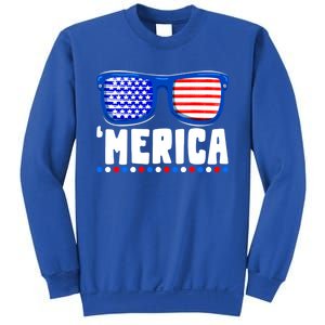 Funny American Flag Fourth 4th Of July Family Funny Gift Sweatshirt