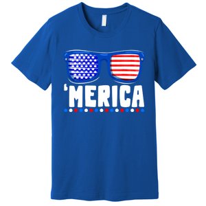 Funny American Flag Fourth 4th Of July Family Funny Gift Premium T-Shirt