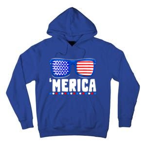 Funny American Flag Fourth 4th Of July Family Funny Gift Tall Hoodie